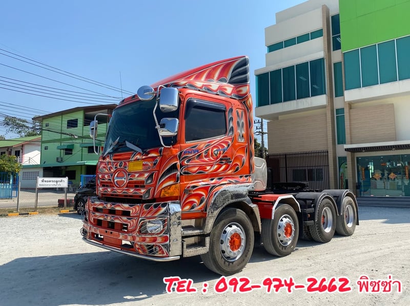 สิบสองล้อหัวลาก HINO VICTOR 500 FM1A 344แรง ปี 66 (9078)