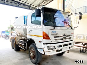 สิบล้อโม่ปูน HINO FM1A 330 แรง ปี 2556(9081)