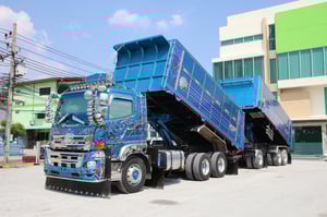 สิบล้อดั้มพ์พ่วงแม่ลูก HINO FM2P 380 แรง ปี 2564 (2344,TD35) สิบล้อดั้มพ์พ่วงแม่ลูก HINO FM2P 380 แรง ปี 2564 (2344,TD35)