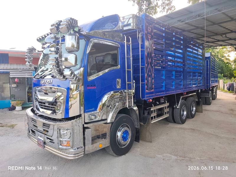 360 ยอดนิยม บรรทุกได้ถึง 31.1 ตัน ISUZU FXZ 360 แรงปี 65 (2591,2592) 360 ยอดนิยม บรรทุกได้ถึง 31.1 ตัน ISUZU FXZ 360 แรงปี 65 (2591,2592)