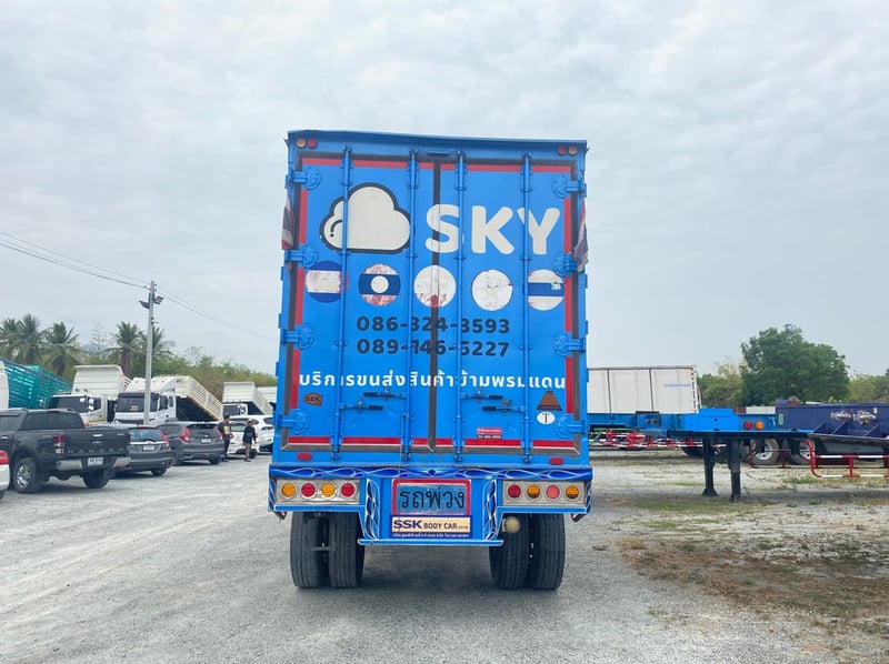 หางตู้สิบบาน สองเพลา อู่สมศักดิ์ บอดี้คาร์  ปี 65 (7643)