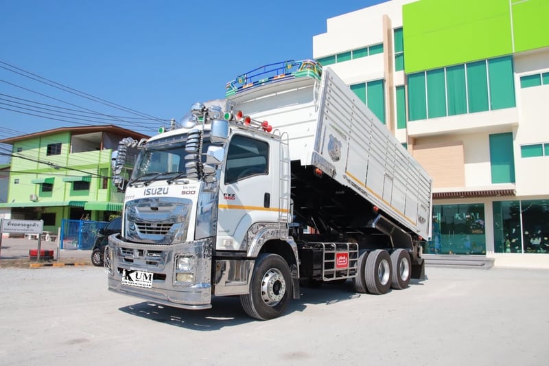 สิบล้อดั้มพ์ ISUZU  FXZ 360 แรง ปี 65(5346)