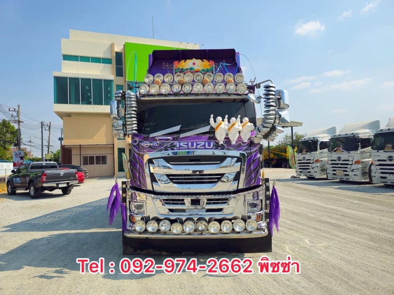 สิบล้อดั้มพ์พ่วง Isuzu Fxz 360 แรงม้า ปี 2566 (9107)(9108)