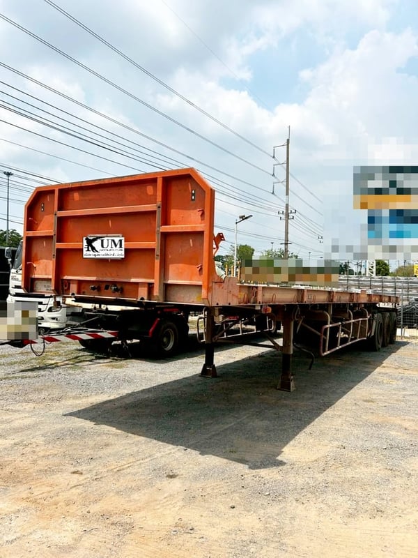 หางพื้นเรียบ สามเพลา อู่วาฟ่า ปี 2565(9292)