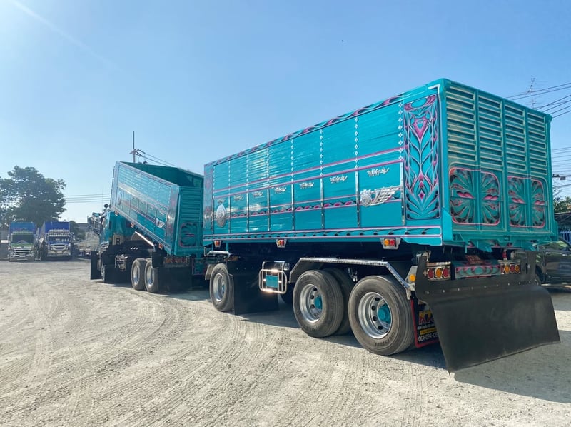 ISUZU FXZ 360 แรง ปี 2565 + หางดั้มพ์ อู่สหะกิจ ปี 2565