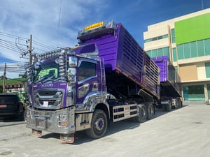 สิบล้อดั้ม ISUZU 360 แรง รถป้ายแดงในsาคามือสอง‼️ ไมล์ 1,xxx 👇🏻(2533)(2310)