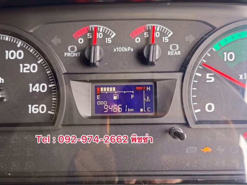 สิบล้อดั้มพ์ HINO VICTOR 500 344 แรงม้า ปี 66  หางดั้มพ์ สามเพลา อู่ธนาสิน ปี 66 (7371)(9338)