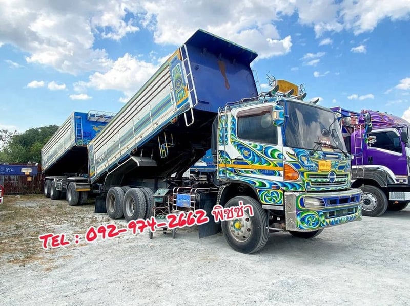 สิบล้อดั้มพ์ HINO FM1A 344 แรง ปี 2556( 3163,6164)