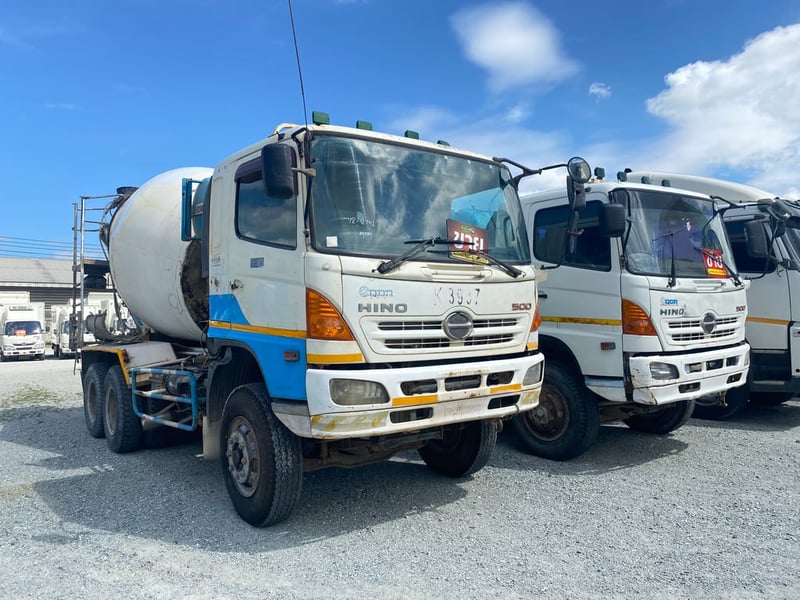 สิบล้อโม่ปูน H INO FM1A 330 แรงม้า ปี 56 (9081)✔️โม่  LIEBHERR  7 คิว
