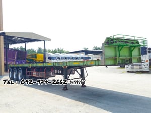 หางพื้นเรียบ สามเพลา  อู่ BPT ปี 58 (7339)