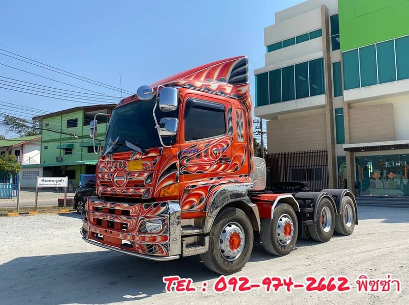 สิบสองล้อหัวลาก HINO VICTOR 500 FM1A 344แรง ปี 66 (9078)