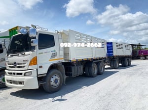 สิบล้อดั้มพ์พ่วง HINO FM1A 344 แรง ปี 53(9321,9322 )