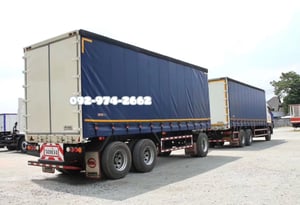 สิบล้อตู้ผ้าใบ HINO FL1A 344 แรง ปี 2567 + หางตู้ผ้าใบ สามเพลา อู่สามมิตร ปี 2567 (5506 5507) สิบล้อตู้ผ้าใบ HINO FL1A 344 แรง ปี 2567 + หางตู้ผ้าใบ สามเพลา อู่สามมิตร ปี 2567 (5506 5507)