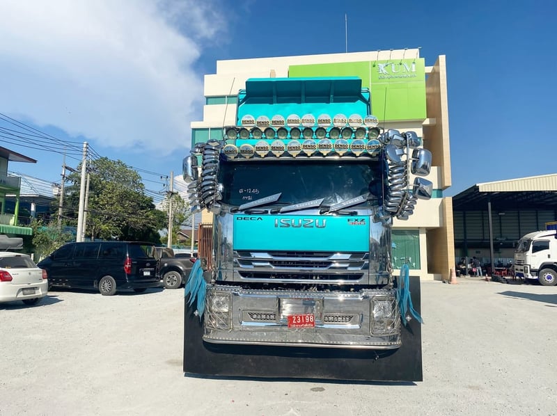 ISUZU FXZ 360 แรง ปี 2565 + หางดั้มพ์ อู่สหะกิจ ปี 2565 (1245 1246)