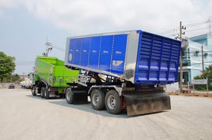 สิบล้อดั้มพ์พ่วงแม่ลูก  HINO FM1A 344 แรง ปี 66 หางดั้มพ์ สามเพลา อู่ ส.สมบัติ ปี 66 (5902 ,5237)