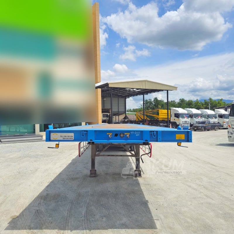 หางพื้นเรียบสามเพลา  อู่ WAFA  ปี 2565(8655)