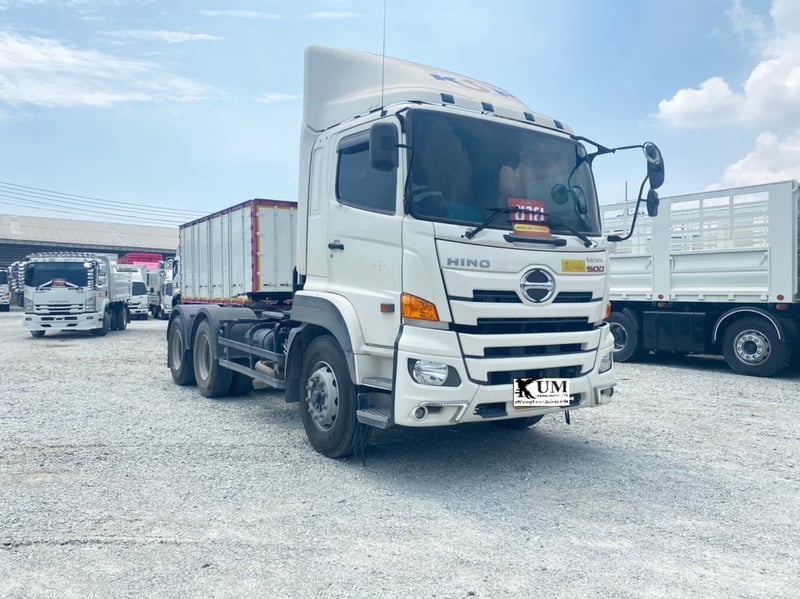 HINO FM1A 344 แรง ปี 2566 (2528) สิบล้อหัวลาก ปีใหม่ ไมล์น้อย ‼️