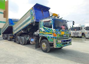 สิบล้อดั้มพ์ HINO FM1A 344 แรง ปี 2556(3163,3164)