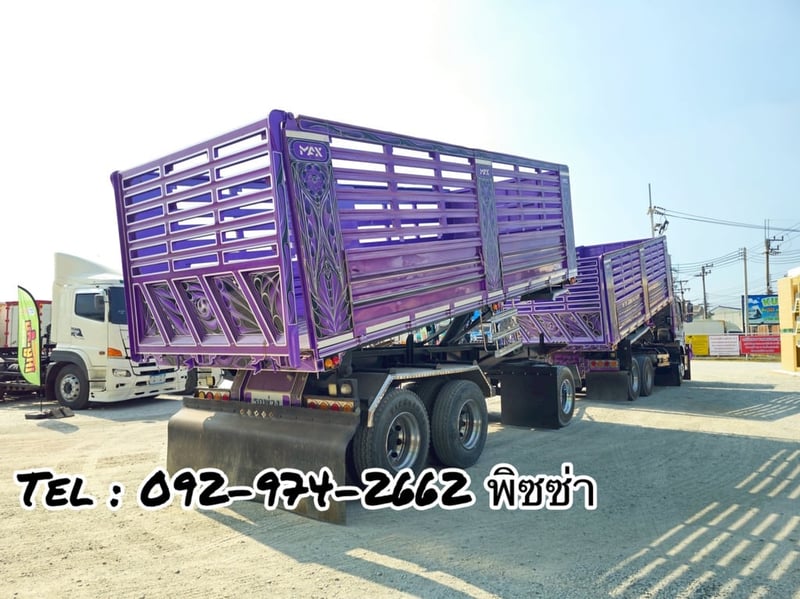 สิบล้อดั้มพ์พ่วง Isuzu Fxz 360 แรงม้า ปี 2566 (9107)(9108)