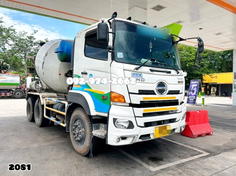 💥 สิบล้อโม่ปูน HINO FM1A 344 แรงปี 67(2081)