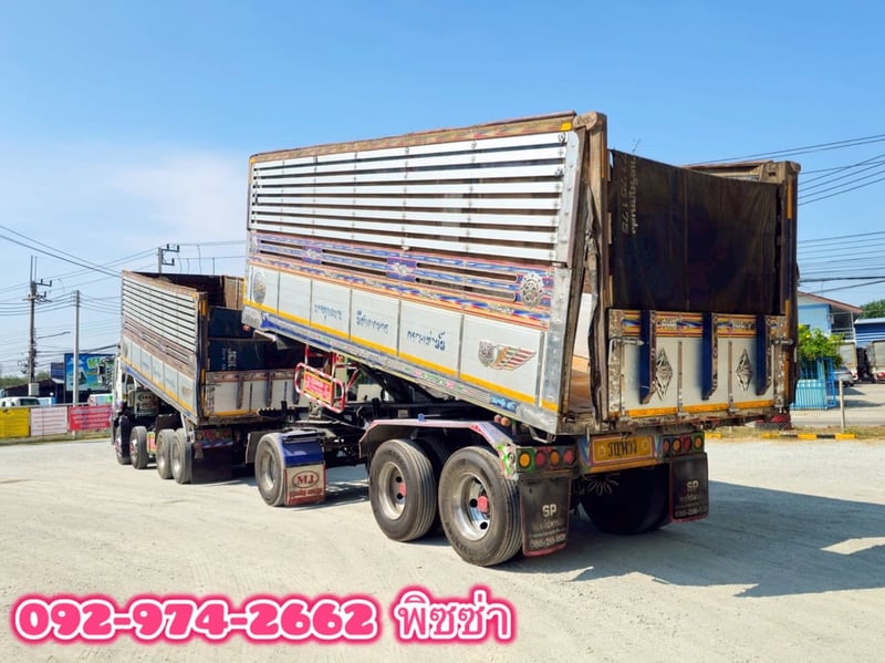 สิบสองล้อดั้มพ์พ่วง ISUZU FYH 360แรง ปี 2556 (2507,2508) สิบสองล้อดั้มพ์พ่วง ISUZU FYH 360แรง ปี 2556 (2507,2508)