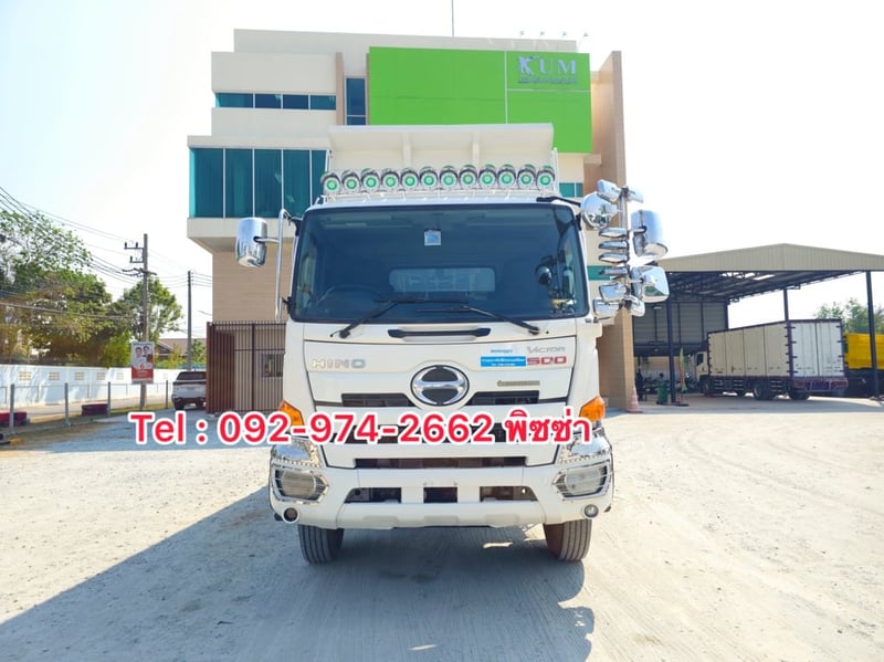 สิบล้อดั้มพ์ HINO FM1A 344แรง ปี 2559 (5045)