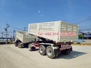 สิบล้อดั้มพ์พ่วงแม่ลูกปี 65  HINO FM1A 344แรง (2753)(1976)