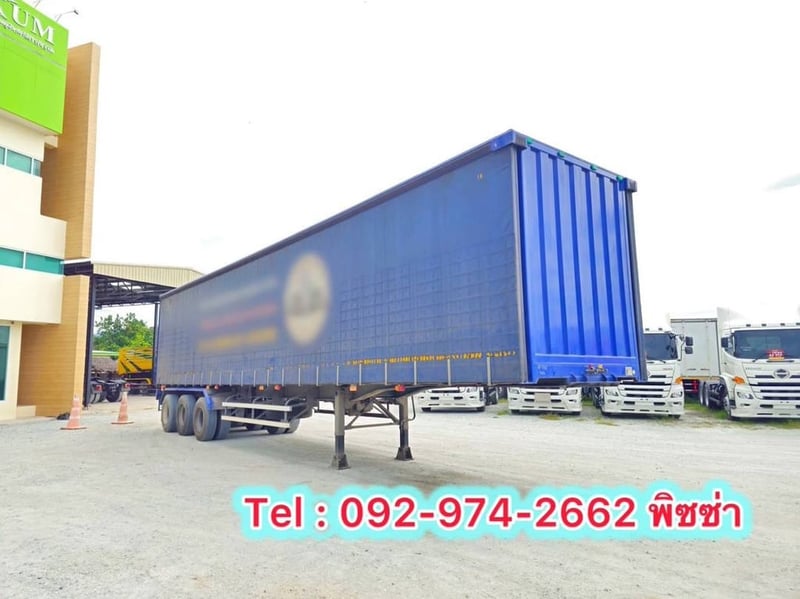 หางตู้ผ้าใบ สามเพลา อู่สามมิตร ปี 65 (0160)