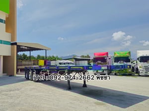 หางพื้นเรียบ สามเพลา อู่ WAFA ปี 2565(5439)