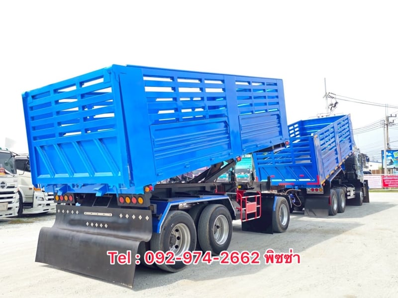 สิบล้อดัมพ์พ่วงแม่ลูก  ISUZU  FXZ 360 แรง ปี 2566 (3502,3088)