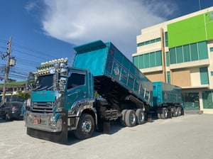 ISUZU FXZ 360 แรง ปี 2565 + หางดั้มพ์ อู่สหะกิจ ปี 2565 (1245 1246)