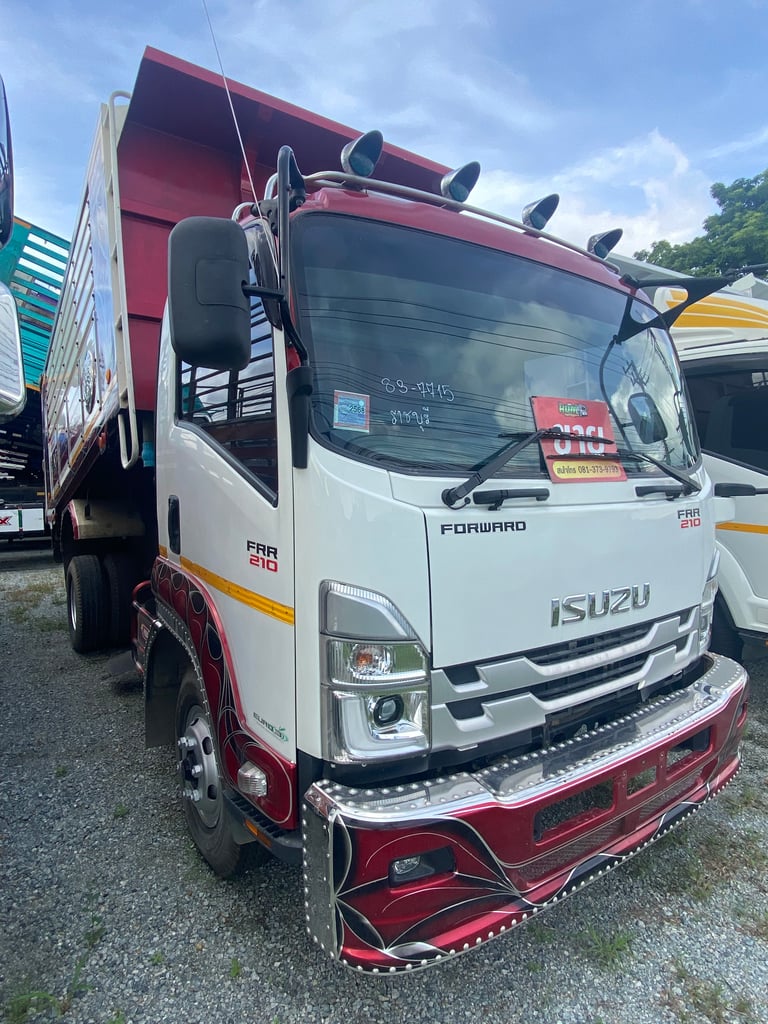 ISUZU FRR 210แรงม้า รถบรรทุก 6ล้อ ดั้มพ์ ปี2022(7715)