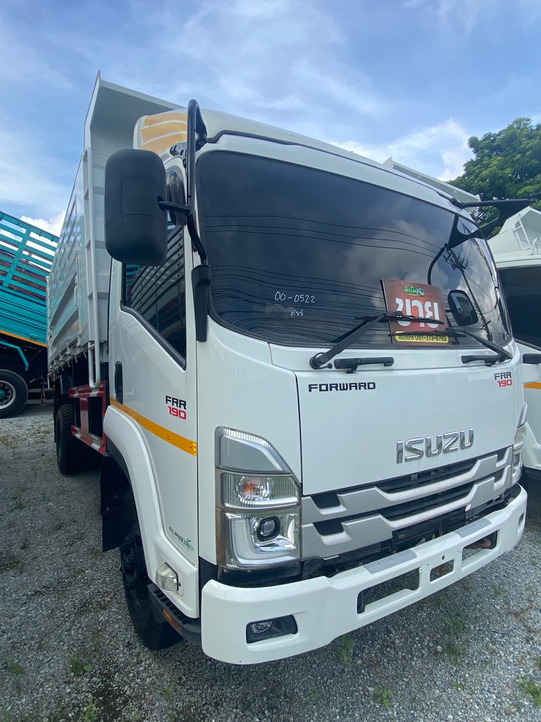 ISUZU FRR 190แรงม้า รถบรรทุก 6ล้อ ดั้มพ์ ปี2022(0522)
