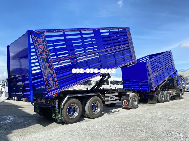 สิบล้อดั้มพ่วงแม่+ลูก ISUZU FXZ 360 แรงปี 65 (2591,2592) สิบล้อดั้มพ่วงแม่+ลูก ISUZU FXZ 360 แรงปี 65 (2591,2592)