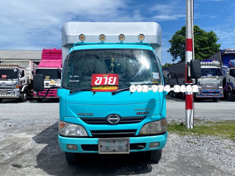 หกล้อสองแถว HINO XZU 150 แรง ปี 2561 (5876) หกล้อสองแถว HINO XZU 150 แรง ปี 2561 (5876)