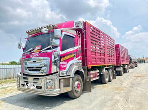 สิบล้อดั้มพ่วงแม่+ลูก ISUZU FXZ 360 แรงปี 65 (2591,2592) สิบล้อดั้มพ่วงแม่+ลูก ISUZU FXZ 360 แรงปี 65 (2591,2592)