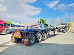 หางพื้นเรียบ สามเพลา  อู่ WAFA ปี 2565(5439)