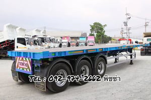 หางพื้นเรียบ สามเพลา อู่ CIMC ปี 2564 (8294) หางพื้นเรียบ สามเพลา อู่ CIMC ปี 2564 (8294)