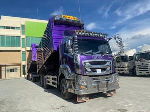 สิบล้อดั้ม ISUZU 360 แรง รถป้ายแดงในsาคามือสอง‼️ ไมล์ 1,xxx 👇🏻(2533)(2310)