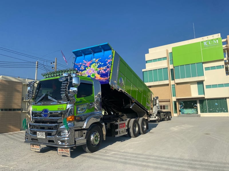 สิบล้อดั้มพ์ HINO FM1A 344 แรง ปี 66 (5902) สิบล้อดั้มพ์ HINO FM1A 344 แรง ปี 66 (5902)