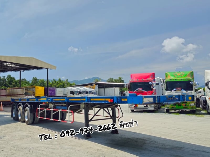 หางพื้นเรียบ สามเพลา  อู่ WAFA ปี 2565(5439)