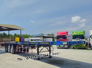 หางพื้นเรียบ สามเพลา  อู่ WAFA ปี 2565(5439)