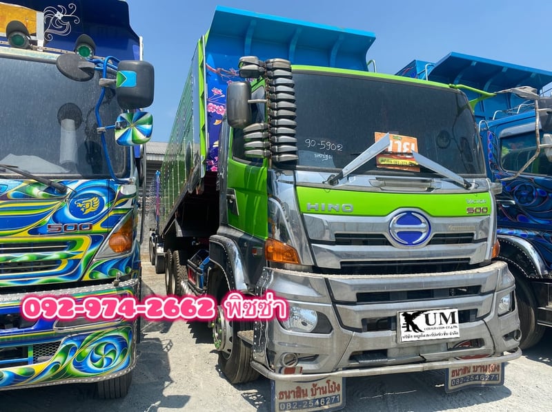 HINO FM 344แรงม้า รถบรรทุก 10ล้อ พ่วงแม่ลูก ปี2022 HINO FM 344แรงม้า รถบรรทุก 10ล้อ พ่วงแม่ลูก ปี2022