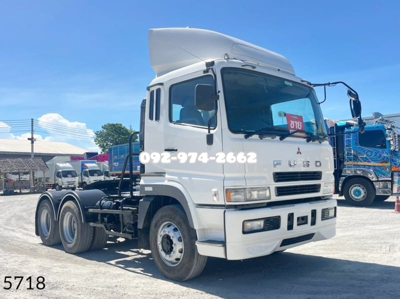 สิบล้อหัวลาก FUSO FV 380 แรง ปี 55(5718)