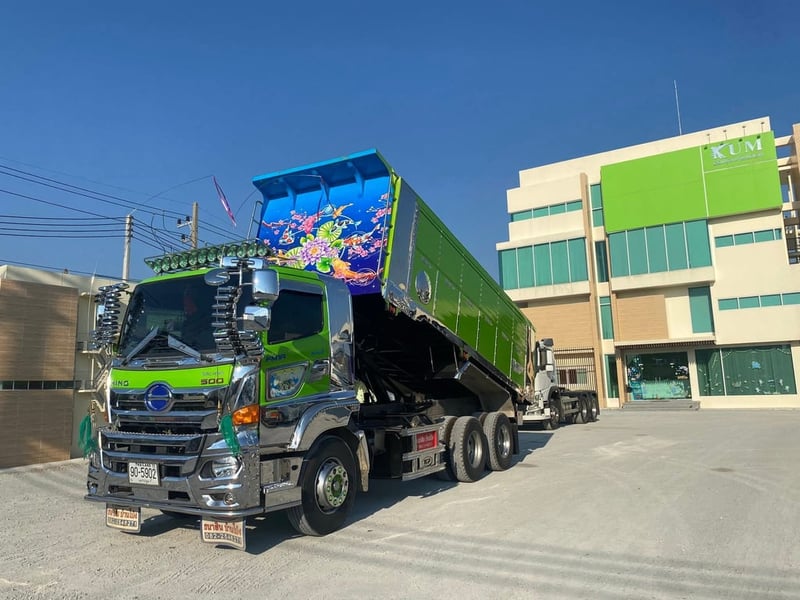 สิบล้อดั้มพ์ HINO FM1A 344 แรง ปี 66 (5902)