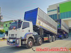 สิบสองล้อดัมพ์พ่วงเกษตร ปี 2556 ISUZU FYH 360 แรง (2507)(2508) สิบสองล้อดัมพ์พ่วงเกษตร ปี 2556 ISUZU FYH 360 แรง (2507)(2508)