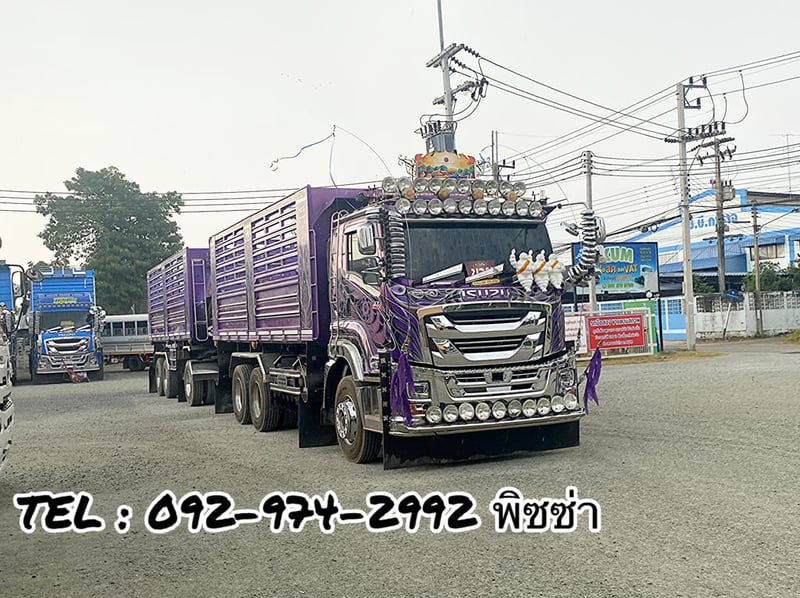 สิบล้อดั้มพ์พ่วง Isuzu Fxz 360 แรงม้า ปี 2566