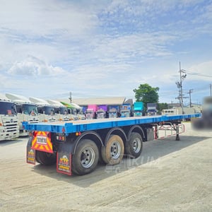 หางพื้นเรียบสามเพลา  อู่ WAFA  ปี 2565(8655)