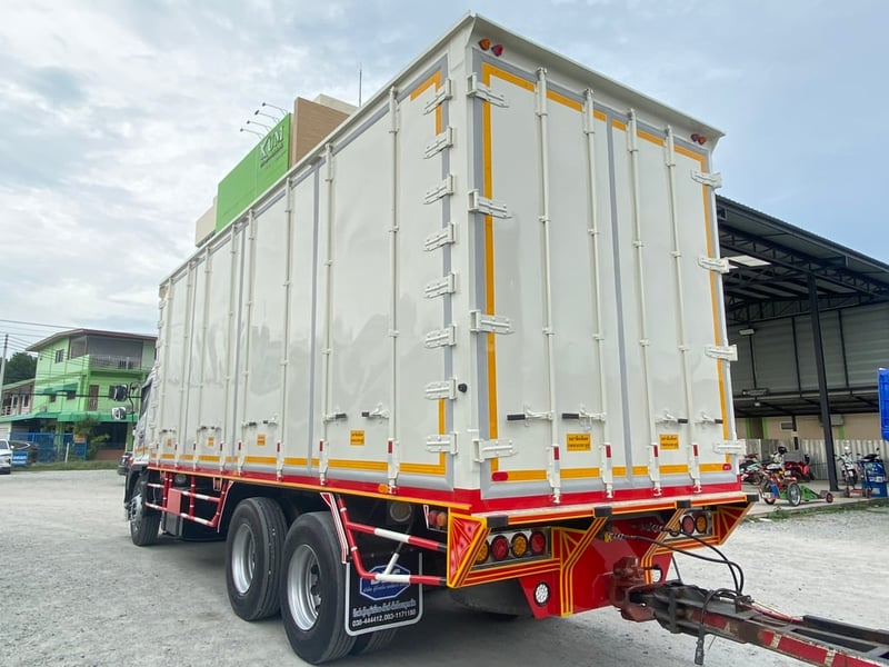 มีลำโพงลาก💥ลูก💥สิบล้อตู้สิบบาน เก็บงานอู่ BBC ‼️ HINO FL8J 260 แรง ปี 2565(5943) มีลำโพงลาก💥ลูก💥สิบล้อตู้สิบบาน เก็บงานอู่ BBC ‼️ HINO FL8J 260 แรง ปี 2565(5943)