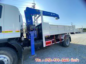  หกล้อดั้มพ์ติดเครน ISUZU FTR 240แรง ปี 66 (3266)